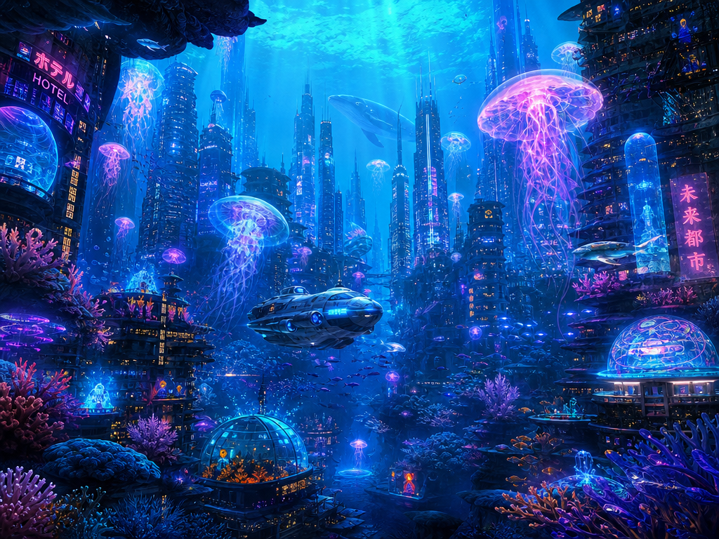 Cidade Cyberpunk Neon